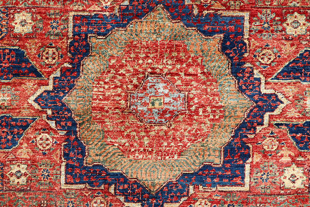 Firebrick Mamluk 4' x 6' - No. 62208 - ALRUG Rug Store