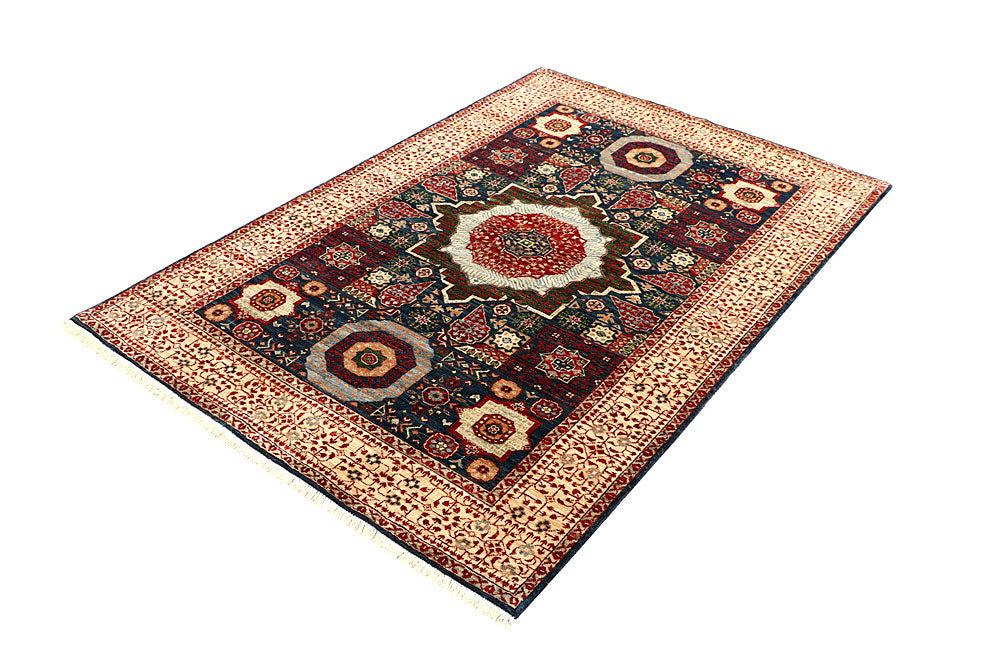 Multi Colored Mamluk 4' x 5' 11 - No. 62209 - ALRUG Rug Store