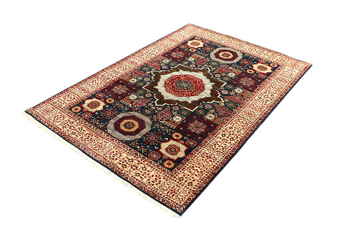 Multi Colored Mamluk 4' x 5' 11 - No. 62209 - ALRUG Rug Store