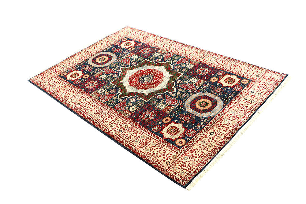 Multi Colored Mamluk 4' x 5' 11 - No. 62209 - ALRUG Rug Store