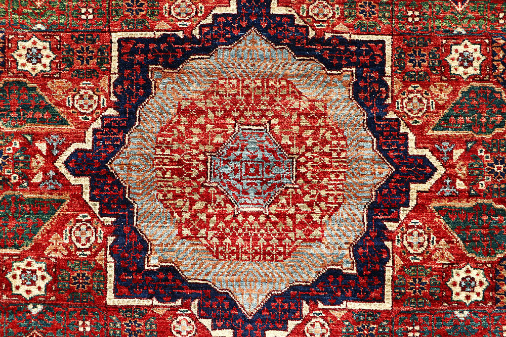 Firebrick Mamluk 3' 10 x 5' 9 - No. 62210 - ALRUG Rug Store