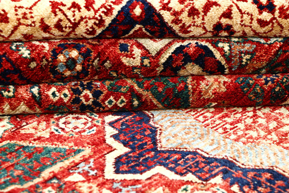 Firebrick Mamluk 3' 10 x 5' 9 - No. 62210 - ALRUG Rug Store