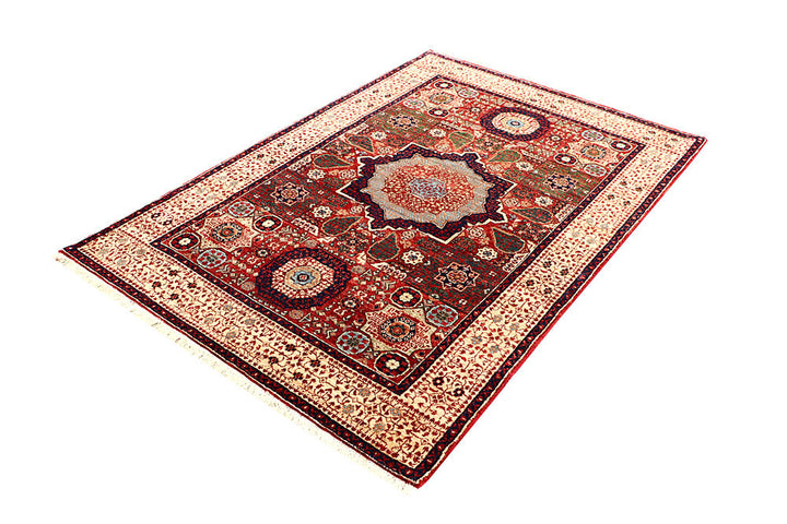 Firebrick Mamluk 3' 10 x 5' 9 - No. 62210 - ALRUG Rug Store