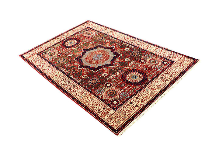 Firebrick Mamluk 3' 10 x 5' 9 - No. 62210 - ALRUG Rug Store