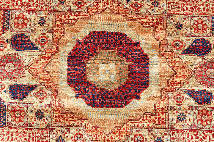 Tan Mamluk 4' 9 x 7' 1 - No. 62212 - ALRUG Rug Store
