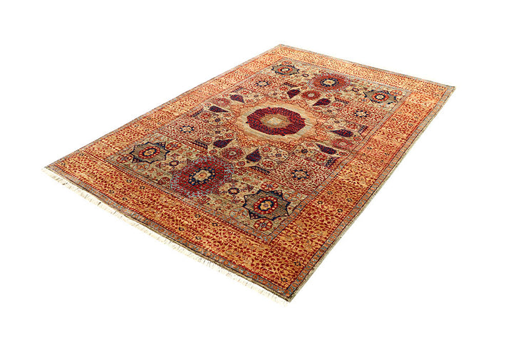 Tan Mamluk 4' 9 x 7' 1 - No. 62212 - ALRUG Rug Store