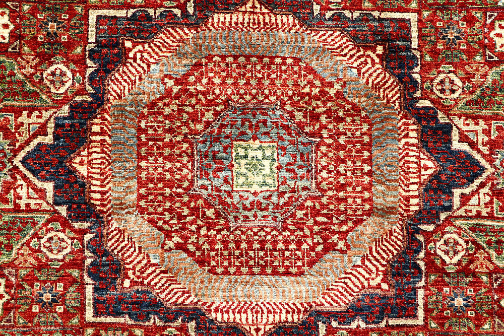 Firebrick Mamluk 5' x 6' 8 - No. 62214 - ALRUG Rug Store