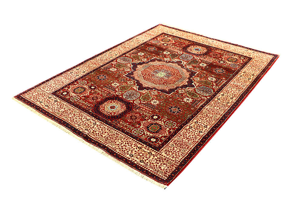 Firebrick Mamluk 5' x 6' 8 - No. 62214 - ALRUG Rug Store