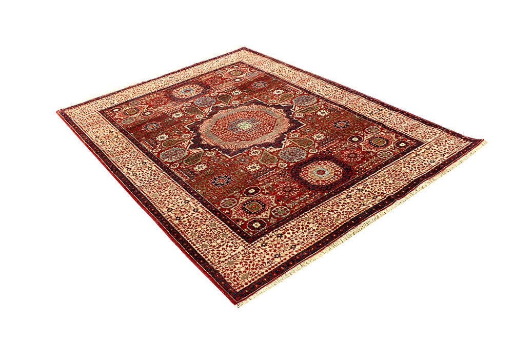 Firebrick Mamluk 5' x 6' 8 - No. 62214 - ALRUG Rug Store