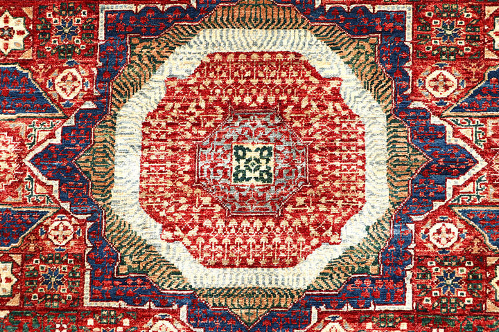 Firebrick Mamluk 4' 9 x 6' 9 - No. 62216 - ALRUG Rug Store