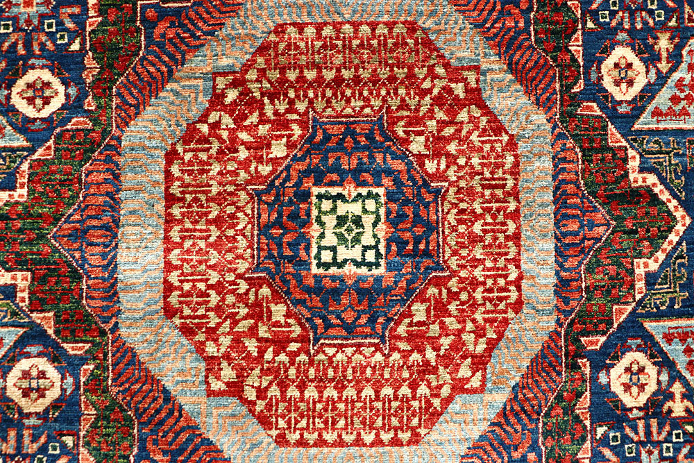 Midnight Blue Mamluk 5' 10 x 9' 7 - No. 62217 - ALRUG Rug Store