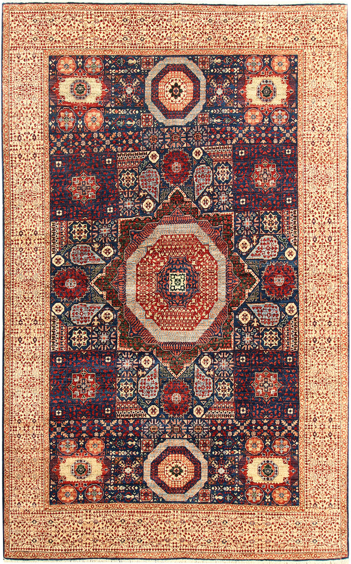 Midnight Blue Mamluk 5' 10 x 9' 7 - No. 62217 - ALRUG Rug Store