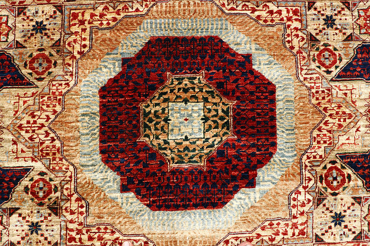 Tan Mamluk 5' 9 x 8' 10 - No. 62218 - ALRUG Rug Store