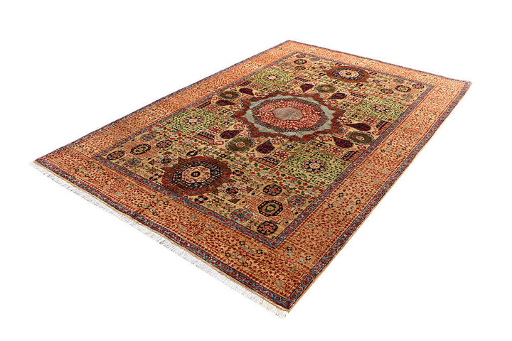 Tan Mamluk 5' 9 x 8' 8 - No. 62219 - ALRUG Rug Store