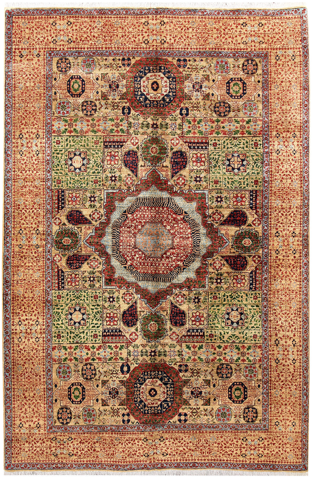 Tan Mamluk 5' 9 x 8' 8 - No. 62219 - ALRUG Rug Store