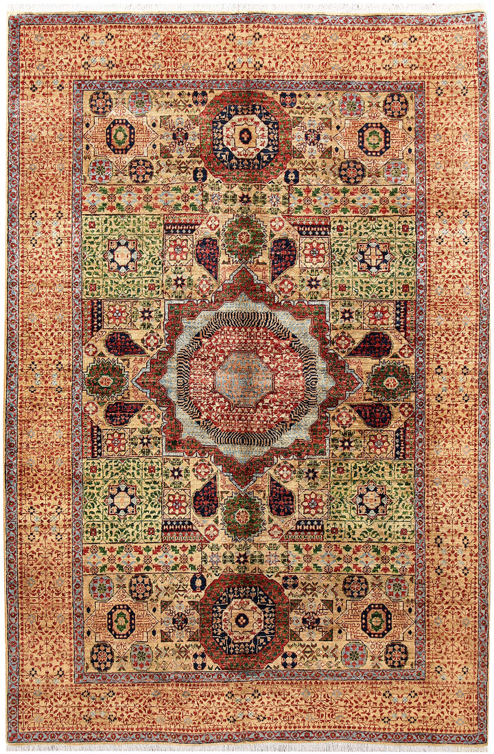 Tan Mamluk 5' 9 x 8' 8 - No. 62219 - ALRUG Rug Store