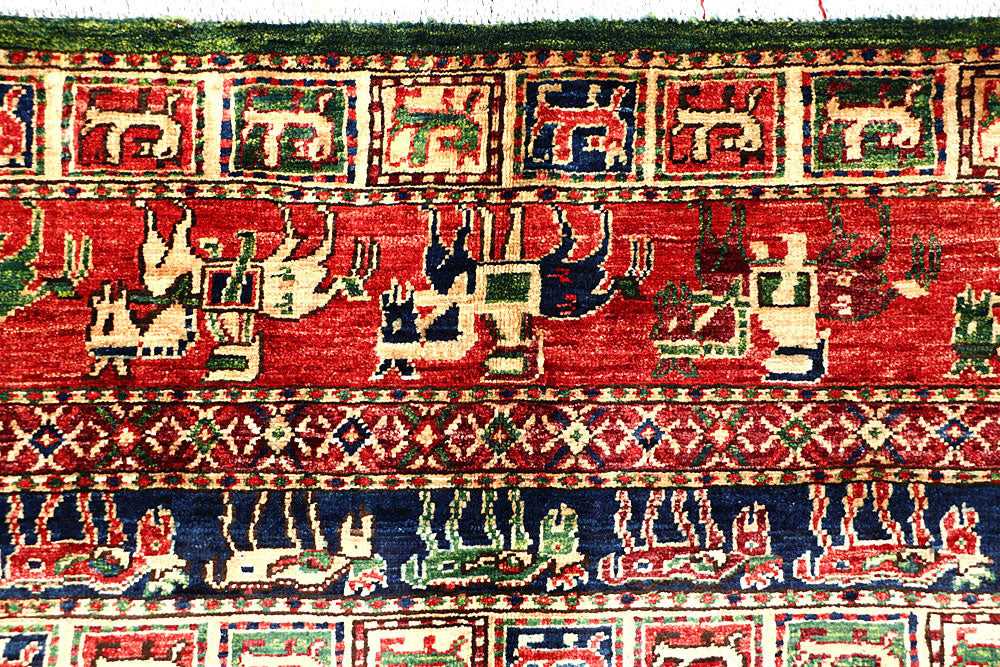 Multi Colored Ziegler 5' 11 x 8' 10 - No. 62220 - ALRUG Rug Store