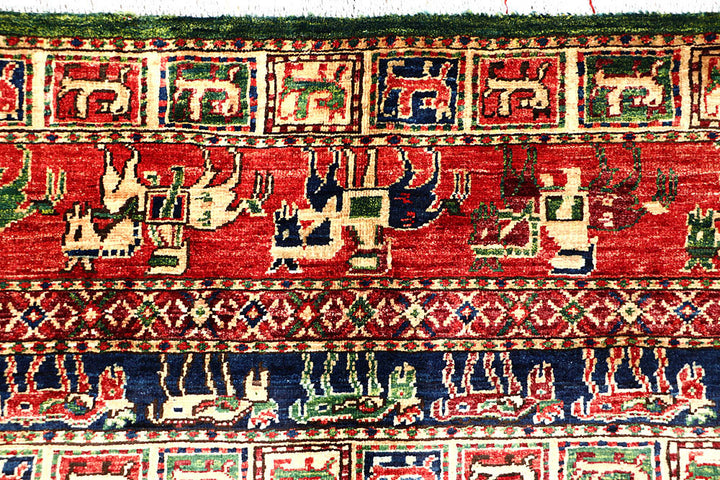 Multi Colored Ziegler 5' 11 x 8' 10 - No. 62220 - ALRUG Rug Store