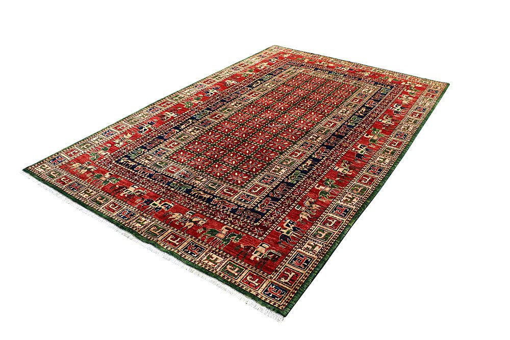 Multi Colored Ziegler 5' 11 x 8' 10 - No. 62220 - ALRUG Rug Store