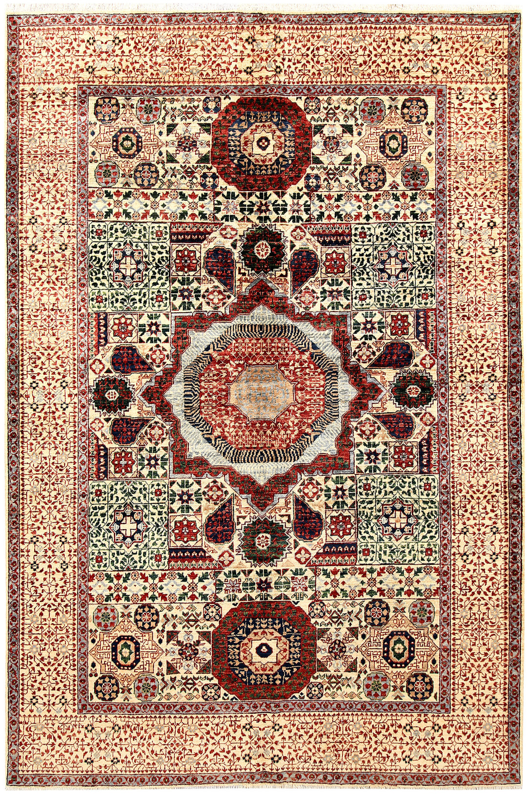 Cornsilk Mamluk 5' 11 x 8' 10 - No. 62222 - ALRUG Rug Store