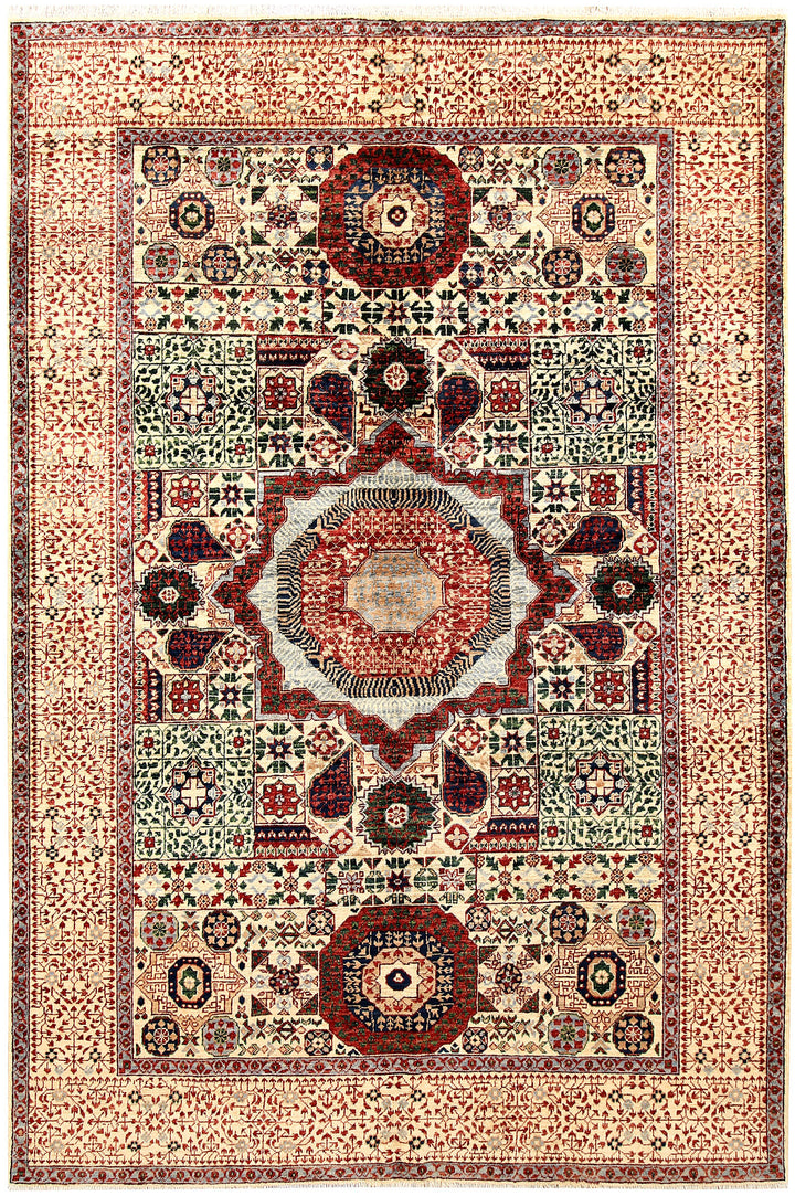 Cornsilk Mamluk 5' 11 x 8' 10 - No. 62222 - ALRUG Rug Store