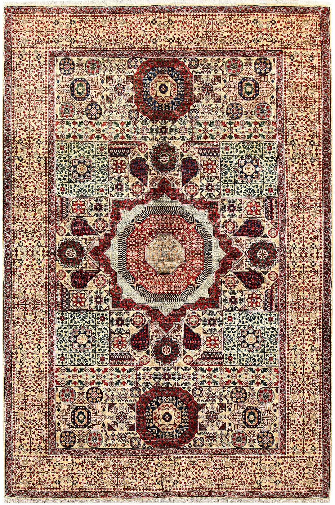 Cornsilk Mamluk 5' 11 x 8' 10 - No. 62224 - ALRUG Rug Store