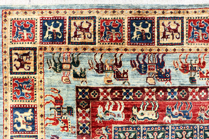 Multi Colored Ziegler 5' 11 x 8' 10 - No. 62229 - ALRUG Rug Store