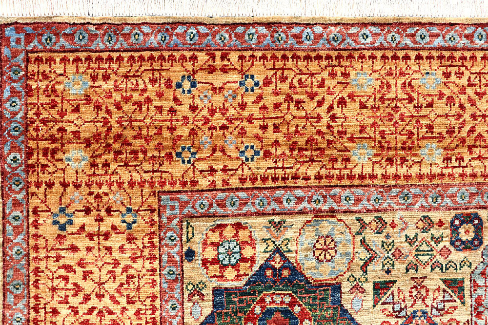 Tan Mamluk 5' 9 x 9' 1 - No. 62232 - ALRUG Rug Store