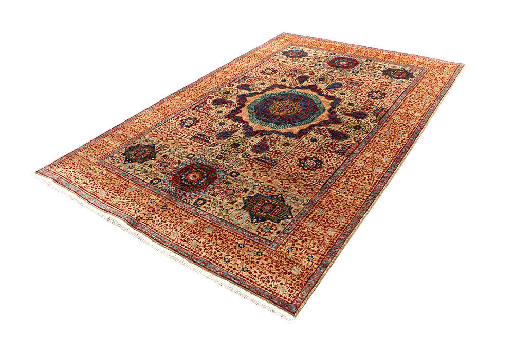 Tan Mamluk 5' 9 x 9' 1 - No. 62232 - ALRUG Rug Store