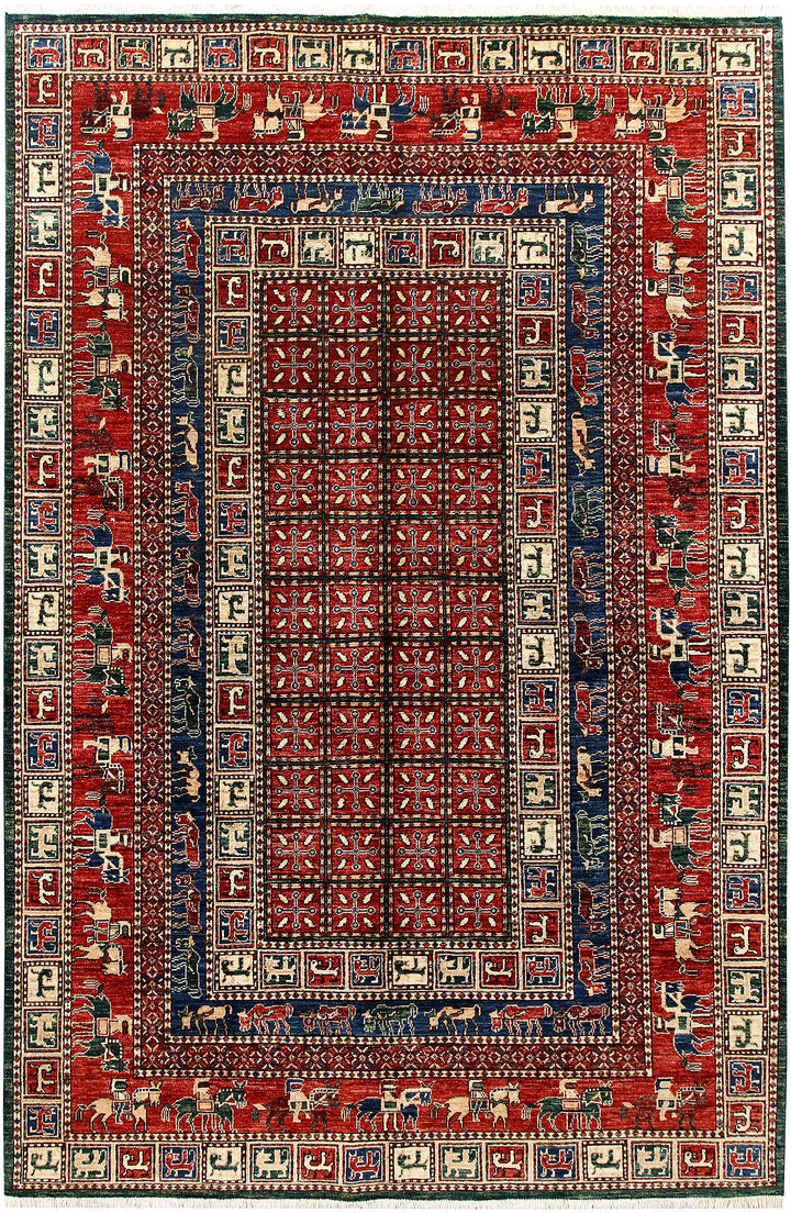 Multi Colored Ziegler 6' x 8' 11 - No. 62233 - ALRUG Rug Store