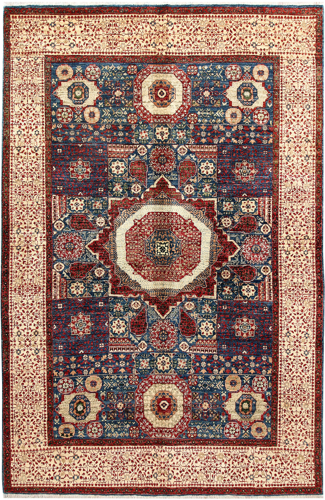 Multi Colored Mamluk 5' 9 x 8' 6 - No. 62234 - ALRUG Rug Store