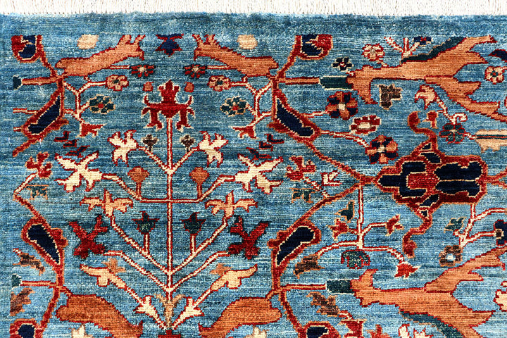 Sky Blue Ikat 5' 10 x 8' 8 - No. 62235 - ALRUG Rug Store