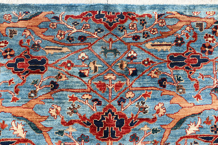 Sky Blue Ikat 5' 10 x 8' 8 - No. 62235 - ALRUG Rug Store