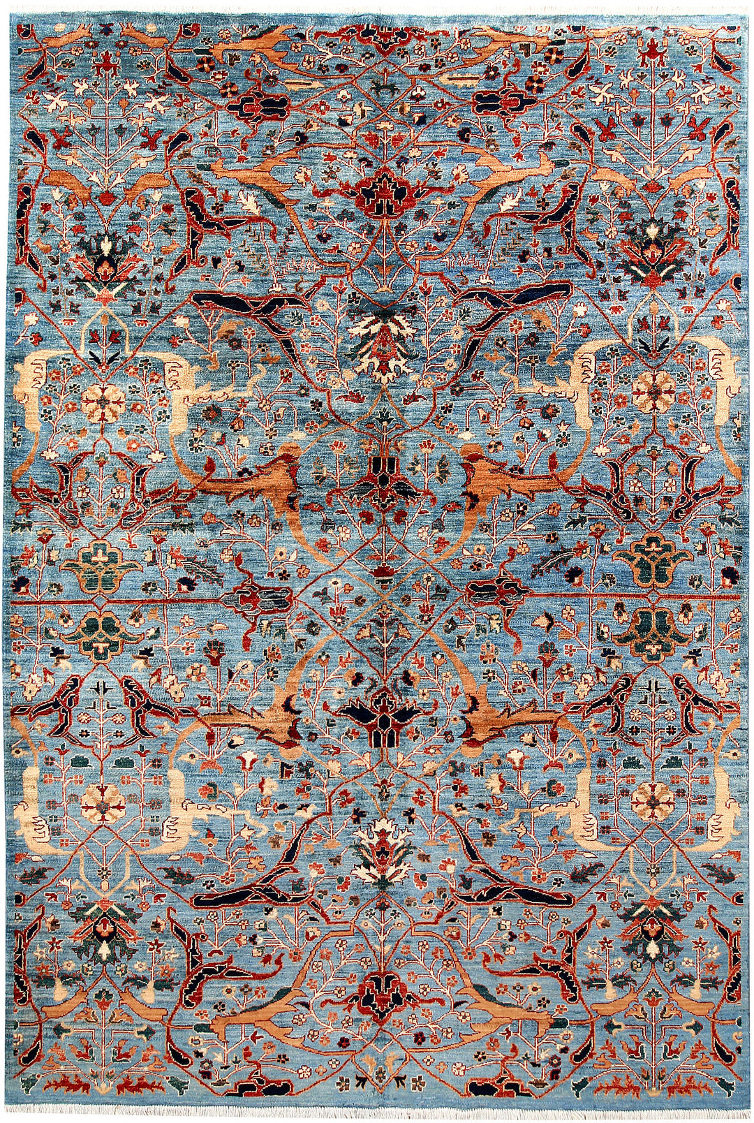 Sky Blue Ikat 5' 10 x 8' 8 - No. 62235 - ALRUG Rug Store