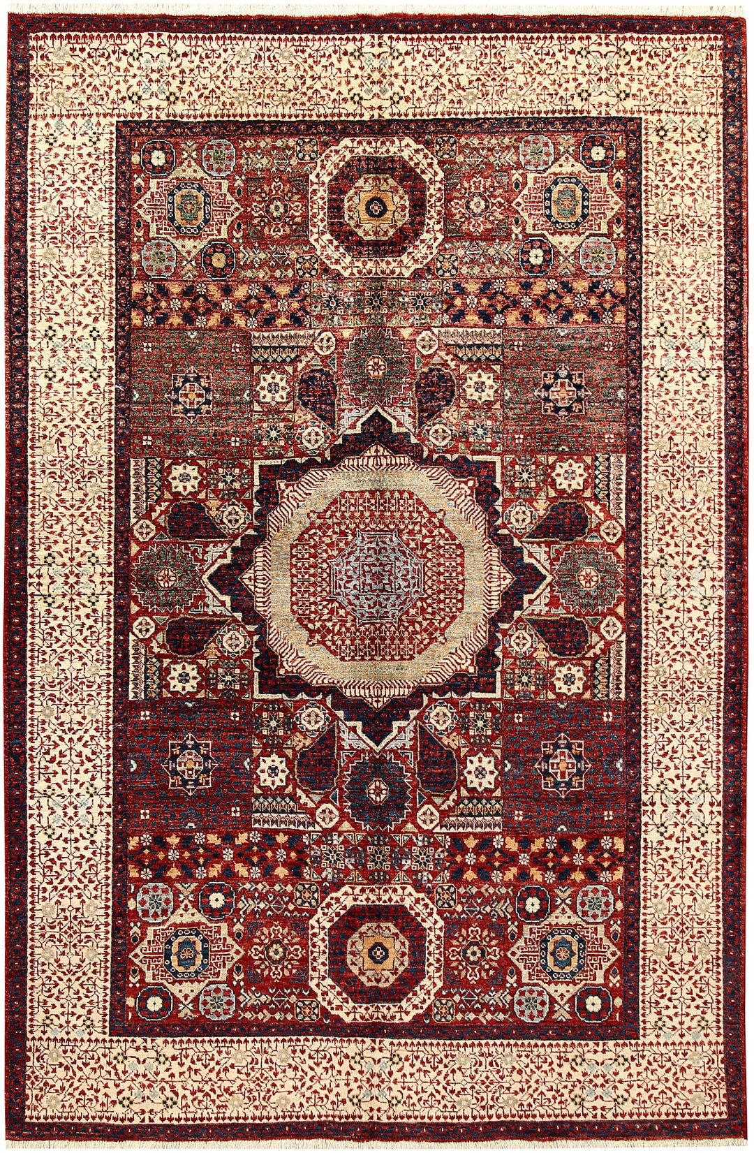 Multi Colored Mamluk 5' 10 x 8' 10 - No. 62237 - ALRUG Rug Store
