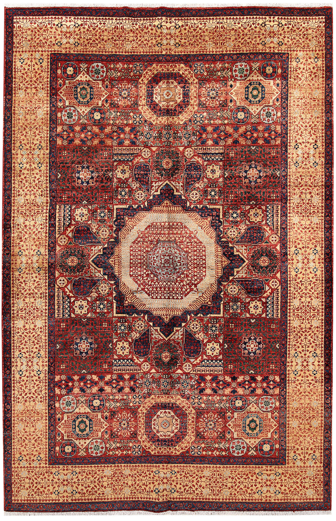 Firebrick Mamluk 5' 11 x 8' 11 - No. 62239 - ALRUG Rug Store