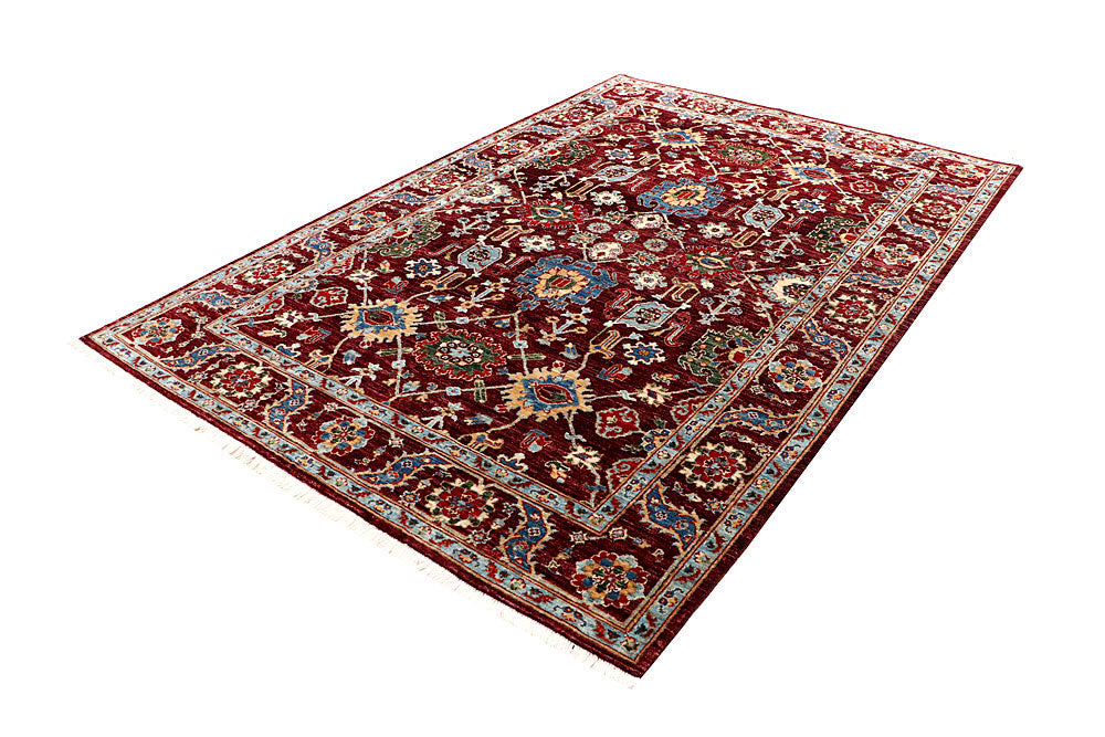 Maroon Oushak 6' x 8' 10 - No. 62240 - ALRUG Rug Store