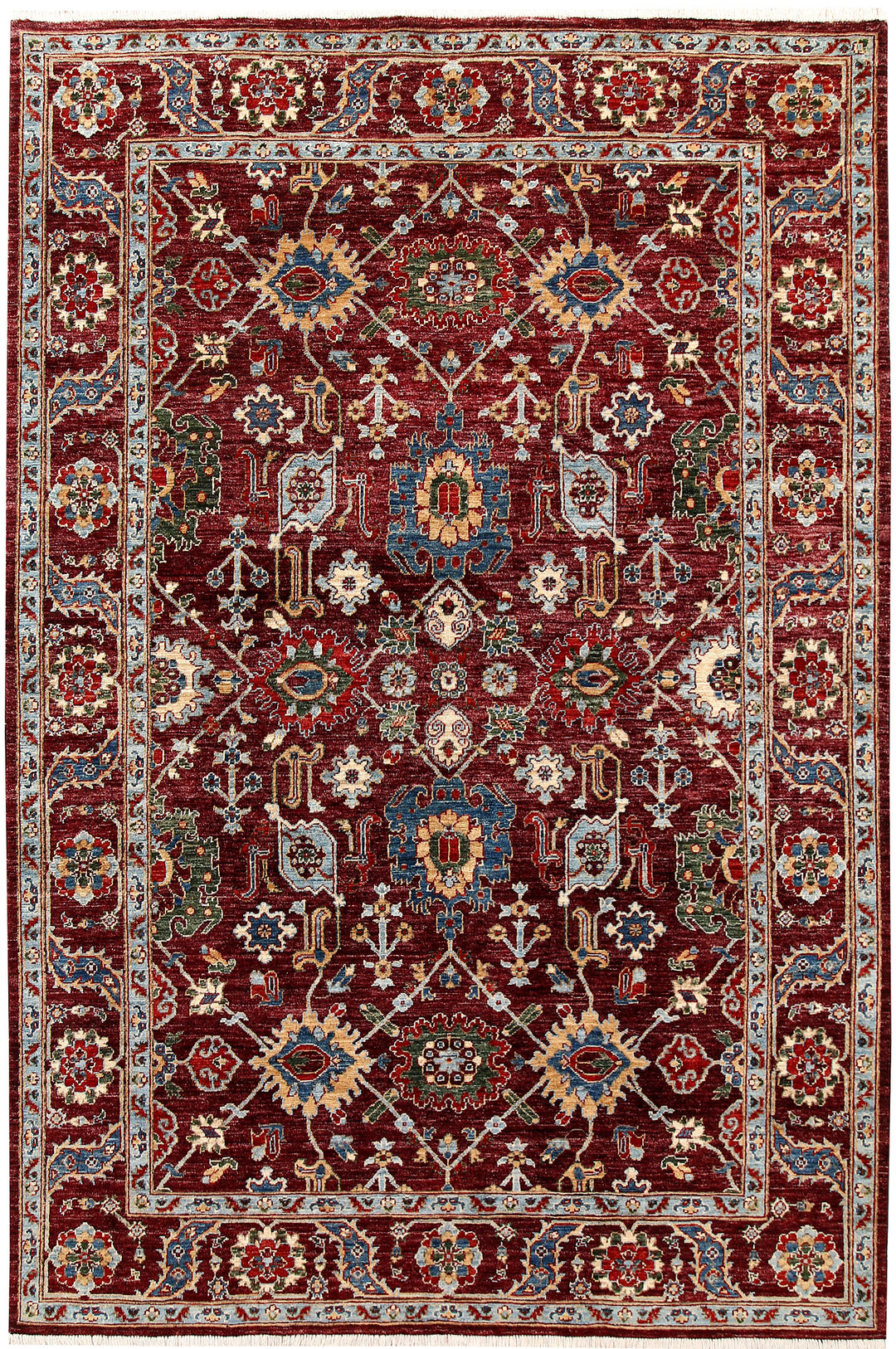 Maroon Oushak 6' x 8' 10 - No. 62240 - ALRUG Rug Store