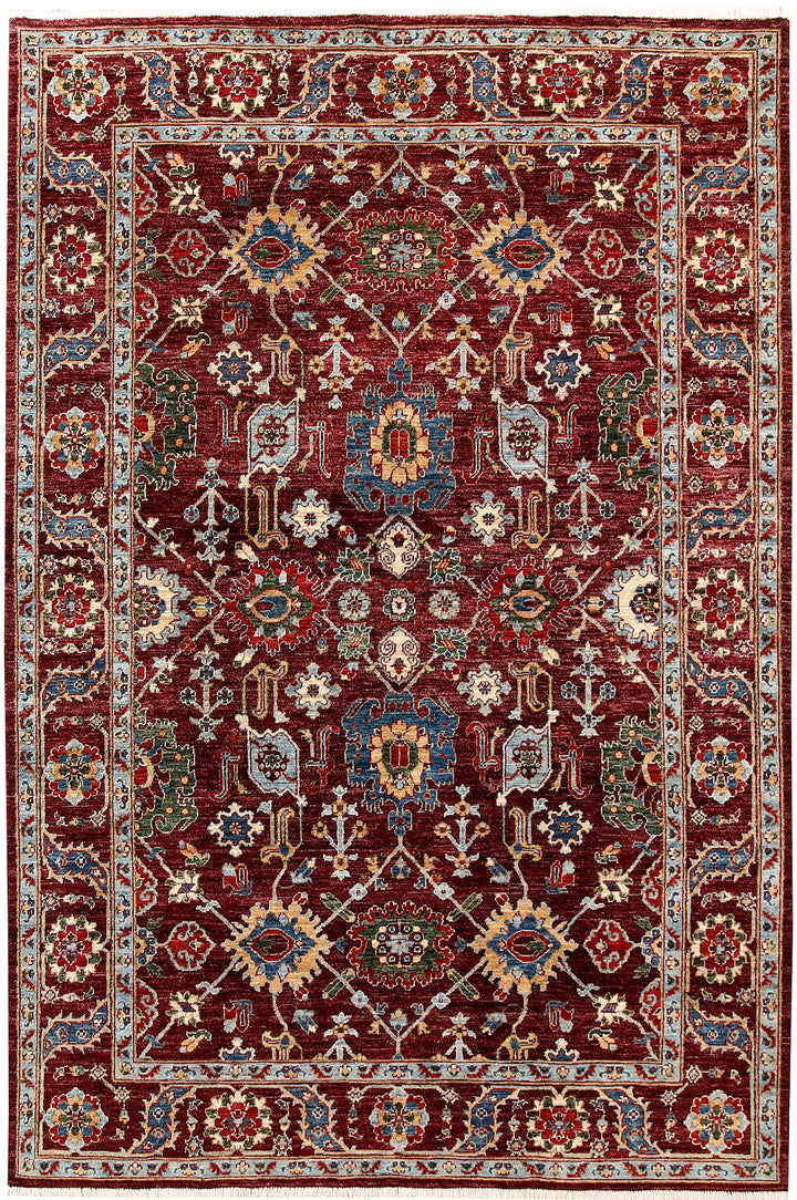 Maroon Oushak 6' x 8' 10 - No. 62240 - ALRUG Rug Store