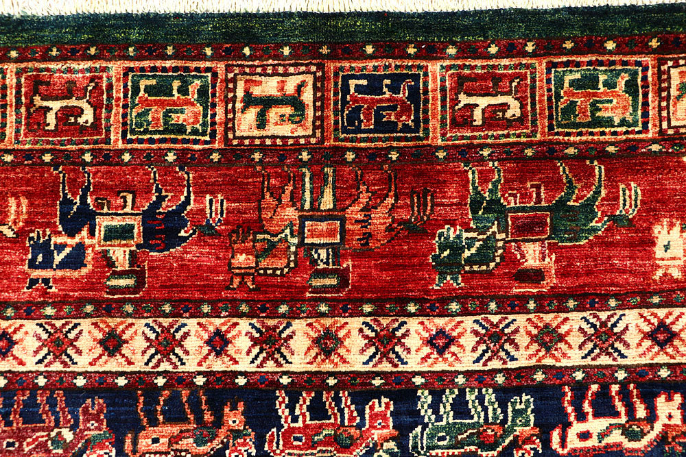 Multi Colored Ziegler 6' 1 x 5' 9 - No. 62241 - ALRUG Rug Store