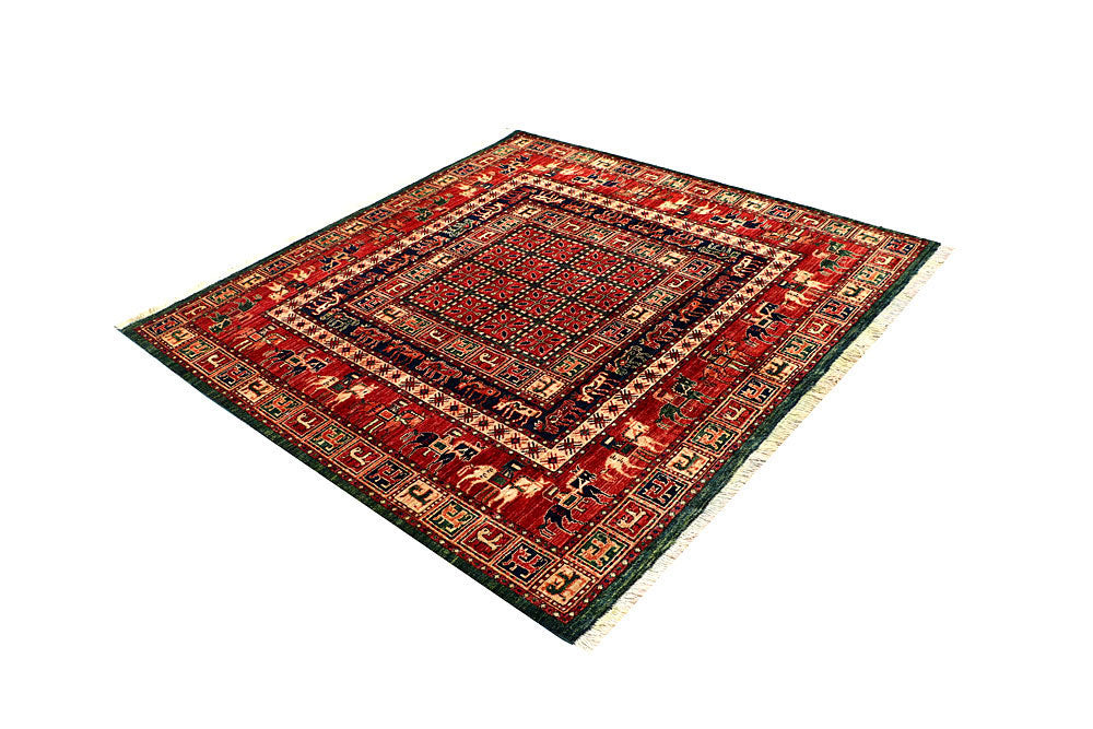 Multi Colored Ziegler 6' 1 x 5' 9 - No. 62241 - ALRUG Rug Store