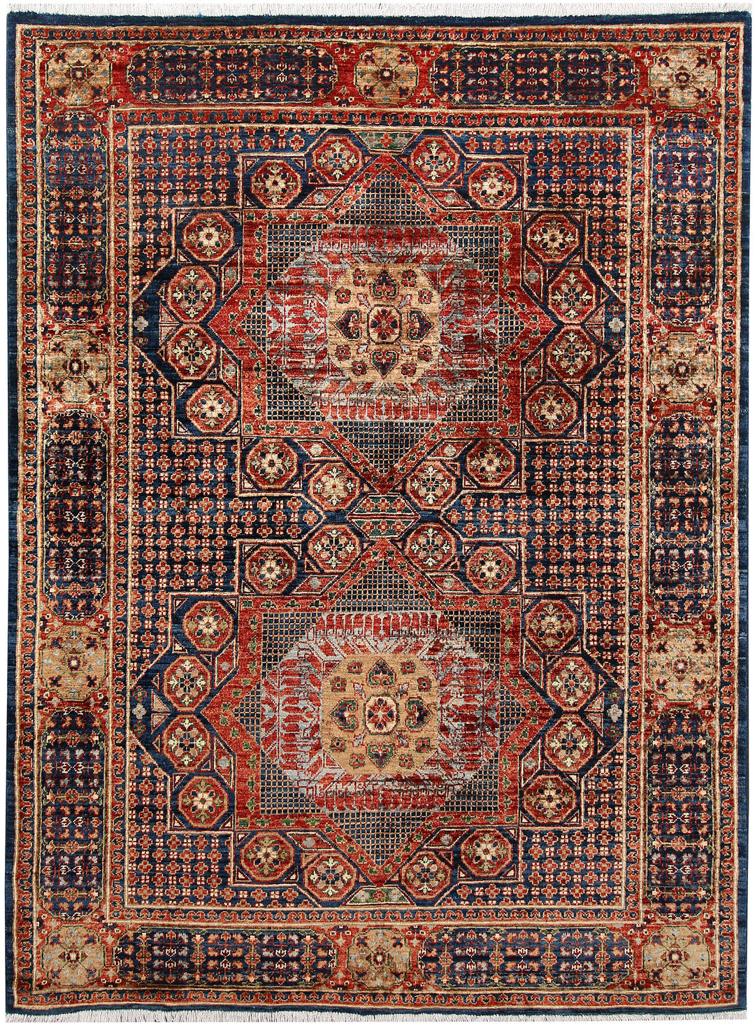 Multi Colored Mamluk 4' 11 x 6' 7 - No. 62243 - ALRUG Rug Store