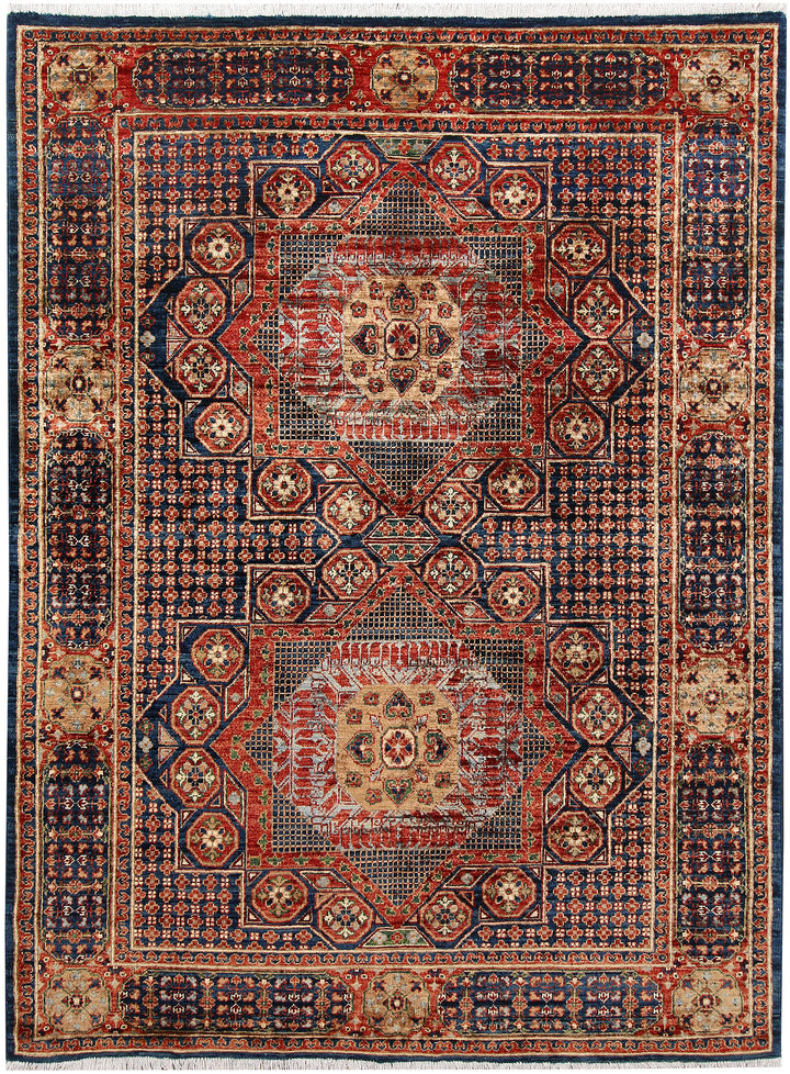 Multi Colored Mamluk 4' 11 x 6' 7 - No. 62243 - ALRUG Rug Store