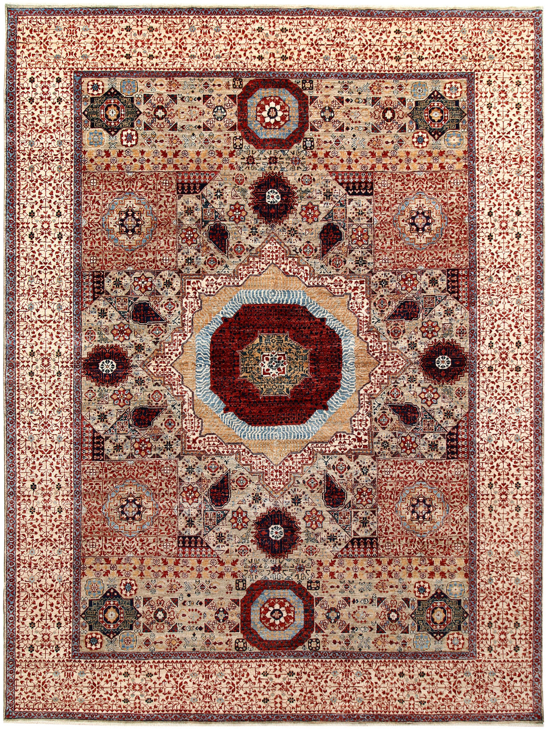 Multi Colored Mamluk 8' 6 x 12' 1 - No. 62247 - ALRUG Rug Store