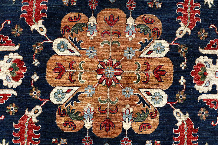 Midnight Blue Oushak 8' 11 x 12' - No. 62252 - ALRUG Rug Store
