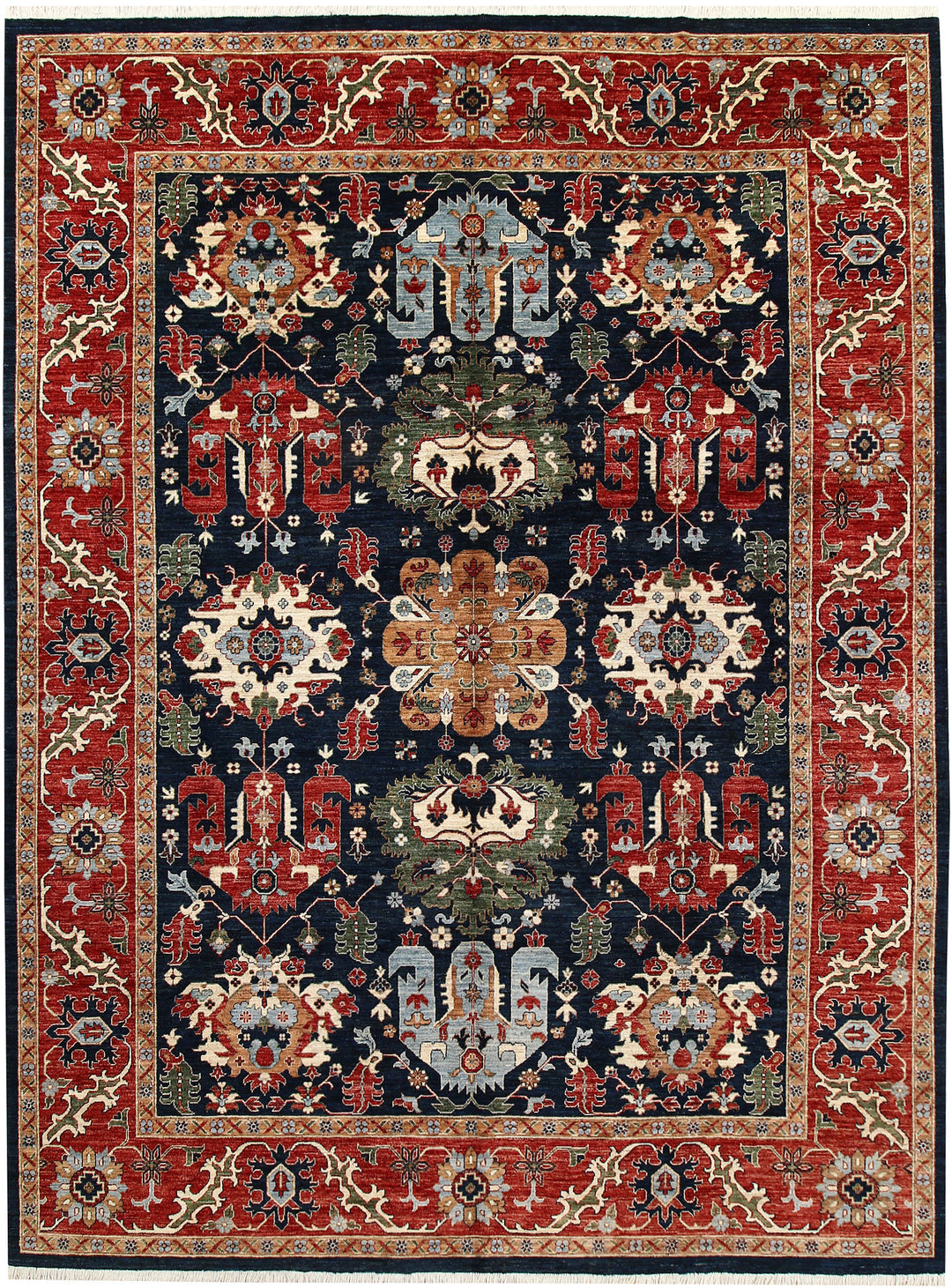Midnight Blue Oushak 8' 11 x 12' - No. 62252 - ALRUG Rug Store