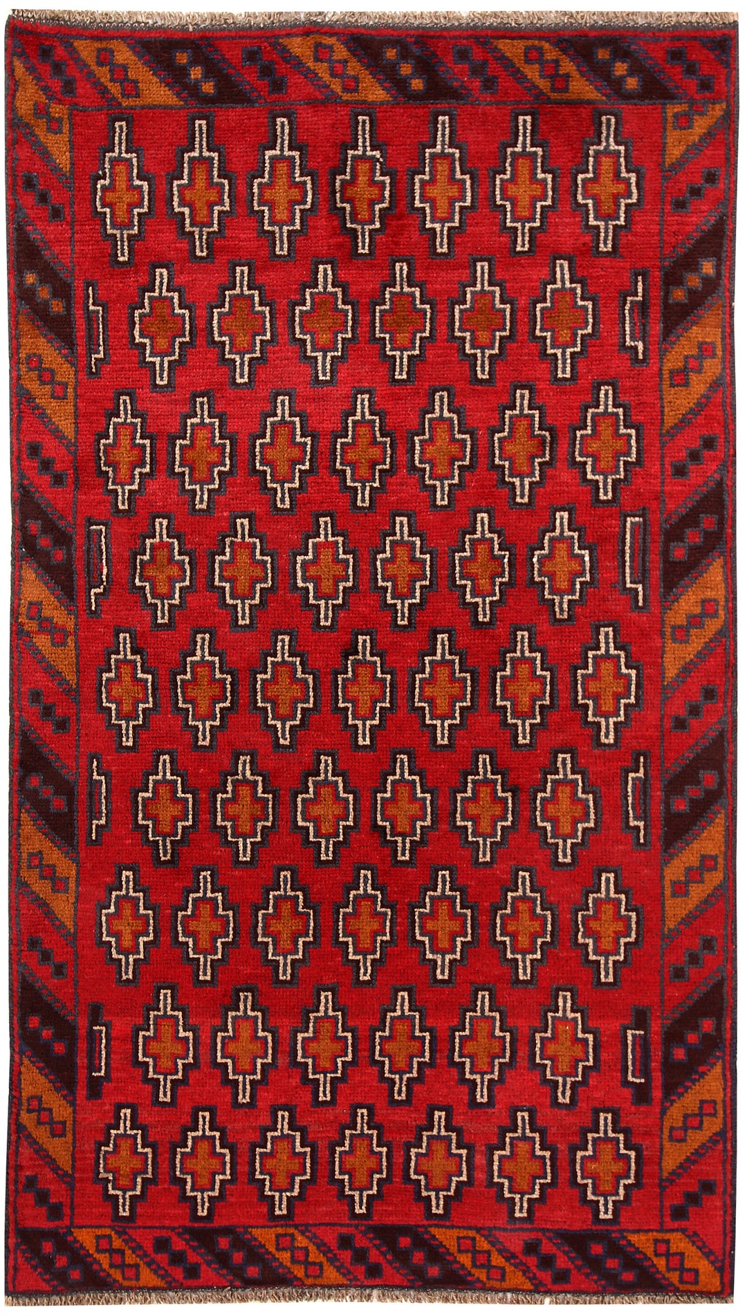 Firebrick Baluchi 3' 5 x 6' 1 - No. 62264 - ALRUG Rug Store