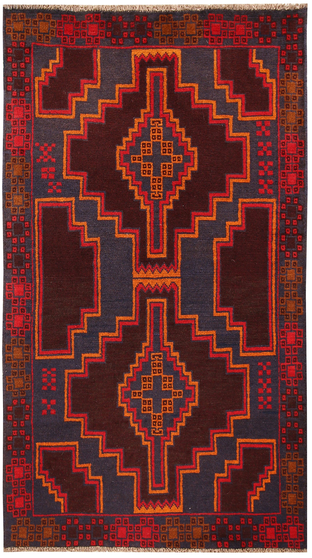 Slate Grey Baluchi 3' 7 x 6' 2 - No. 62267 - ALRUG Rug Store