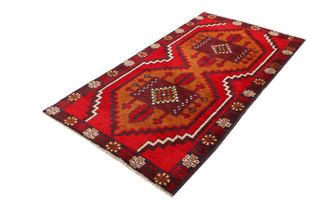 Firebrick Baluchi 3' 4 x 6' 5 - No. 62283