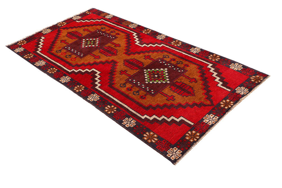 Firebrick Baluchi 3' 4 x 6' 5 - No. 62283